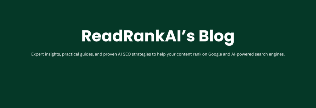 ReadRankAI’s Blog